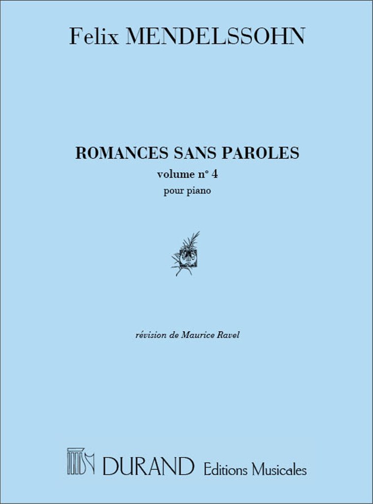 Romances Sans Paroles V4 Piano (29 A 38)